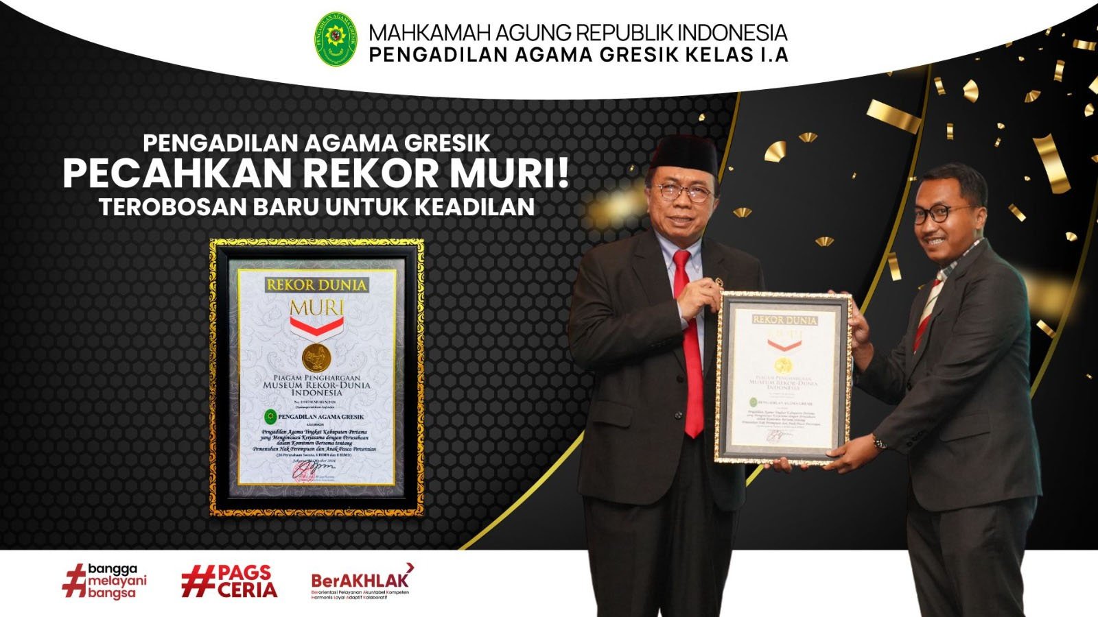 Selamat PA Gresik memecahkan rekor MURI